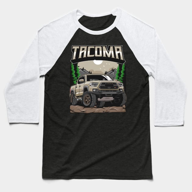 Toyota Tacoma TRD Baseball T-Shirt by squealtires